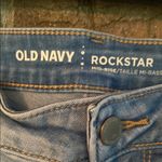 Old Navy - Blue Skinny Distressed Rockstar Jeans Photo 1