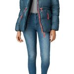 Hunter Original A Line Puffer Jacket Blue Womens Size Medium Photo 5