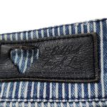 Bik Bok Vtg 90s Tough Love "Fritz Stripe" Jeans Pin stripes 32x35 Juniors 13-15 Photo 3
