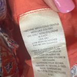 Maeve  Anthropologie Halter Top Dress Coral Blue Floral Size‎ Large Photo 6