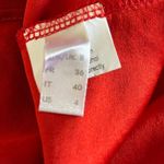 WILLOW 100% Silk Dress Sz 4 US Red Party Cocktail Sophisticated Photo 9