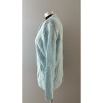 Vintage Billie Jo Knit Cardigan Sweater Size L Baby Blue Grannycore Scallop Size L Photo 2