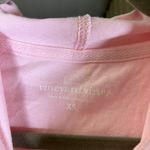 Vineyard Vines Women's Pink Cotton Hoodie Tunic Whale Logo Casual Comfy Photo 2