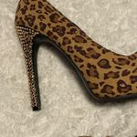 Kardashian Kollection  Collection Leopard Stiletto 8M Platform heels With Bling Photo 1