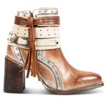 Freebird Tan and Cream Ankle Boots Size 7 Photo 3