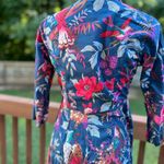 Biba bird print shirt dress Blue Size undefined Photo 5