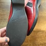 Munro  "Vail" Red Leather Zipper Slip-On Clog Shoes - Women's 10 Photo 4