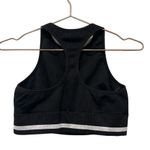 SoulCycle black longline ribbed sports bra. Size large. Photo 5