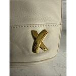 Vtg Paloma Picasso ITALY Ivory GENUINE LEATHER SHOULDER BAG Crossbody PURSE 12x9 Photo 3