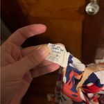 Vintage Swim Bali Bold Print Blouse Orange Photo 1