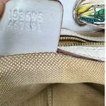  White Original GG Canvas Positano Tote with‎ Silk Gucci Scarf Photo 13