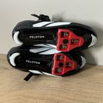 Peloton Shoes Womens 7 38 Black Red Cycling Shoes Bike Cleats Biking Spinning Photo 7