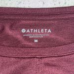Athleta Essence Twist Top in maroon Photo 3