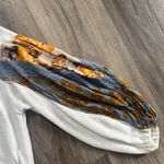 Free People White and Blue Sweater Photo 6