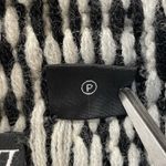 W by Worth Womens PS Cardigan Sweater Wool Blend Open Front Aztec Black & White Size undefined Photo 5