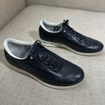 Ecco  Men's Black Leather Sneakers Photo 3
