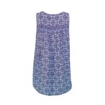 Joie  Blue & White Diamond Print Silk Tank Top Size XS Photo 7