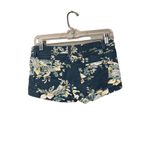 Vanilla Star Jeans Vanilla Star Blue & White Floral Cotton Blend Denim Jean Shorts Women Sz 3 Photo 1