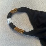 VIX Swimwear, Ella Beaded Side Solid Bikini Bottom, Large, $116 Black Photo 4