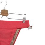 Free People  free-est Dylan Lurex High-Waist Bikini Bottom Coral Pink‎ Size XL Photo 4