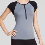 Spanx Black&Gray Active Cap Sleeve Exercise Top Sz.M Photo 1
