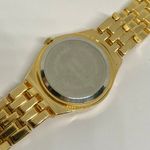 Women’s quartz analog gold tone wrist watch 28mm pearl dial 7” Photo 5