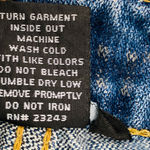 New York And Company Straight Boyfriend Low Rise Crop Jeans Distressed 0 Mid Wash Photo 2