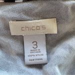 Chico's  Black and White Boxy Sleeveless Tank Blouse Top 3 XL Photo 5