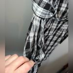 Hollister  Black/White/Blue Plaid Belted Dress Photo 2