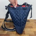 Talbots  Quilted Nylon Backpack NWT Travel Puffer Pocket Nautical Bucket Packable Photo 5