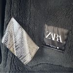 ZARA Shearling Double Faced Oversized Jacket Brown Photo 11