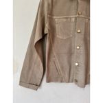 L'Agence NWD L’agence Janelle Slim Raw Jacket Biscuit Coated Women’s Size Large Photo 6
