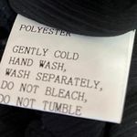 Style State Black Semi Sheer Turtleneck Smocked Long Sleeve Blouse Top Size 6 Photo 4