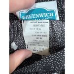 Greenwich Square Vintage Abstract Geometric Midi Skirt Rayon Made USA 9/10 Black Size undefined Photo 4