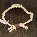 Free People NWOT Metallic Thread Evil Eye Twine Bracelet Photo 1