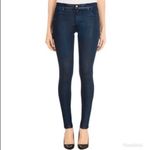 J Brand Super Skinny Low Rise Ankle Jean Skinnies Dark Wash Blue Black Size 25 Photo 9
