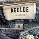 AGOLDE Riley High Rise Straight Crop Jeans in Blitz Blue Size 26 Photo 8