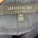 Lafayette 148 Pants Women 14 Black Stretch Trousers Workwear Contemporary Office Photo 6