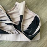 Tahari Sport Tan Black White Colorblock Sports Bra Cut Out ~ Women’s Size M Photo 9