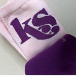 Kate Spade  3 Pack Crew Burgundy Socks Photo 4