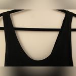 Feel the Piece  Black Scoop Neck Wrap Back Low Cut Tank Top Women’s Sz M/L Photo 2