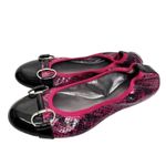Tahari  Gustave Flats Size 6.5 Snakeskin Print Multicolor Slip On Ballet Shoes Photo 5