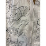 Susan Bristol Women's Blazer 1X Beige Black Abstract Print Photo 2