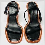 Ulla Johnson Lina Black Brown High Heel Sandal Shoes Size 41 NWOB Photo 4