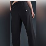 Nike  black drawstring straight leg sweatpants size XS Photo 5