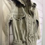 ZARA Trafaluc Full Zip Light jacket - Moss Green Size XS Pockets Photo 6