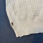 Lucky Brand  Oversized Sweater Womens Medium Ivory Pullover Turtleneck Split Hem Photo 1