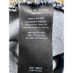 Rag and Bone Jeans Womens Size 24 Farrah Raw Hem High Waist Cigarette Blue Pants Photo 7