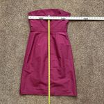 J.Crew  Formal Dress 8 Strapless Midi Raspberry Bow Event Party Dance Photo 9