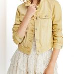 Free People  rumors  yellow denim jacket EUC Photo 0